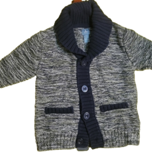 𝅺baby Gap Cardigan Green and Navy Blue Size 3 yrs Boys